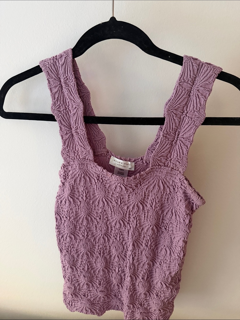 Altar'd State Mauve Textured Bandeau Tank